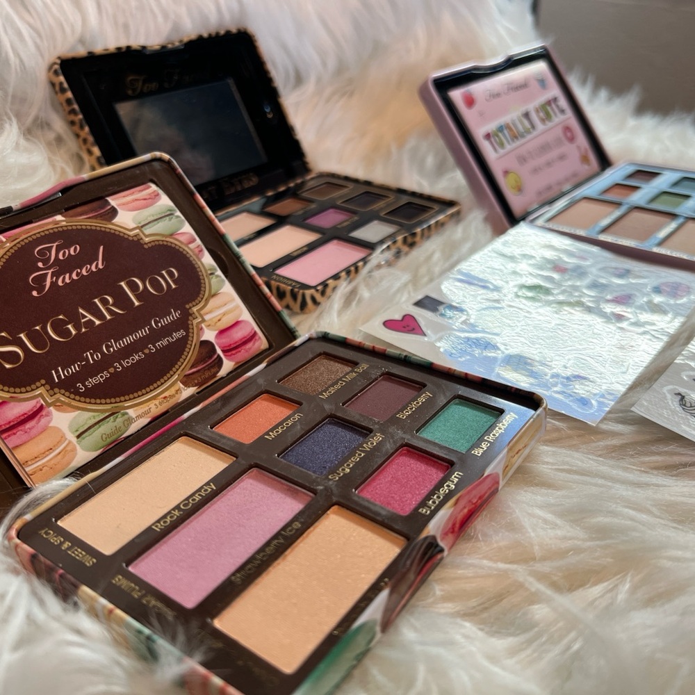 Mini Two Faced Makeup 3 Palette Bundle!
